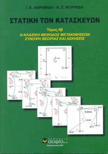 Avramidis Ioannis, Morfidis Konstantinos,  Construction Statics  Volume IIb  The Classical Displacement Method A Summary of Theory and Exercises